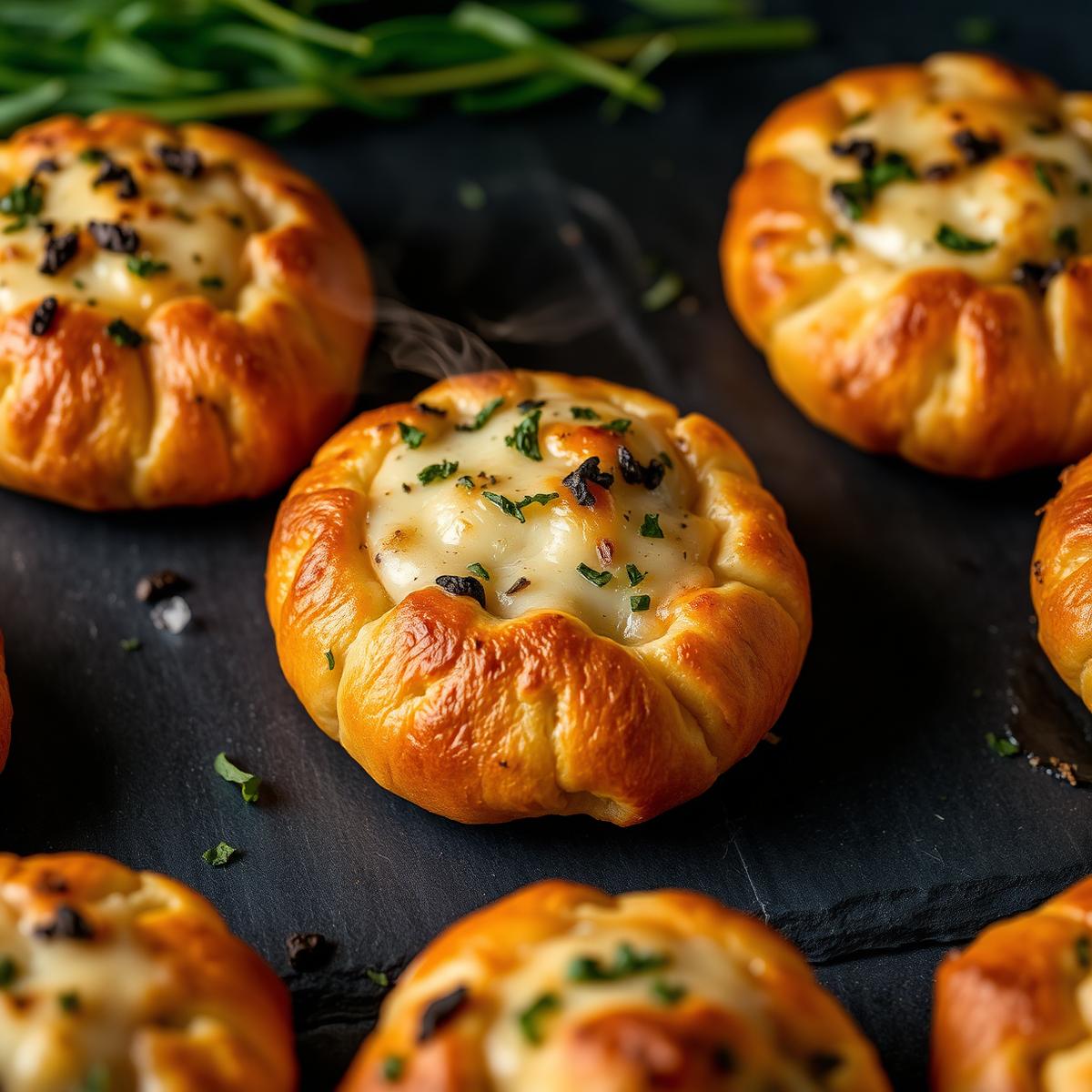 Pizzabrötchen mit Käse